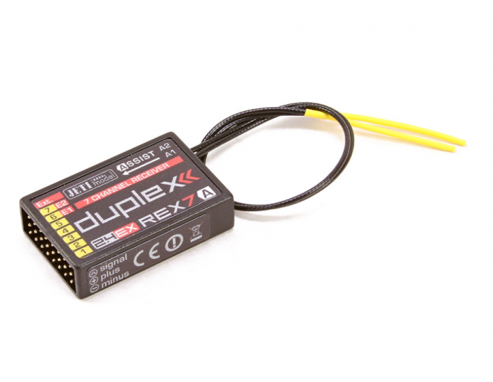 F3A Unlimited Jeti Duplex EX R7 REX Assist 2.4GHz Receiver w/Telemetry,  -F3A Aircraft