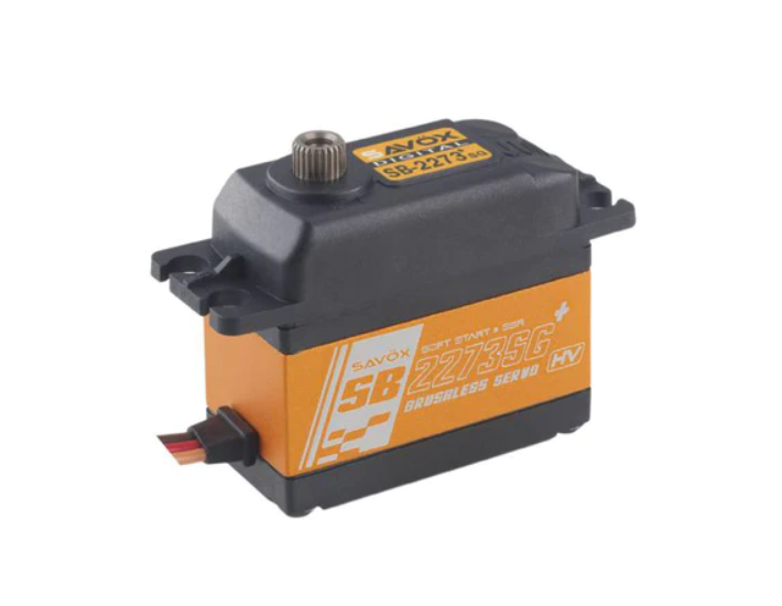 Savox SB2273SGP - High Voltage Brushless Digital Servo 0.095sec/388.8oz @  7.4V