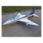 Avanti XS Jet 1.9m, White/Blue/Gold (ARF) includes landing gear, SebArt 